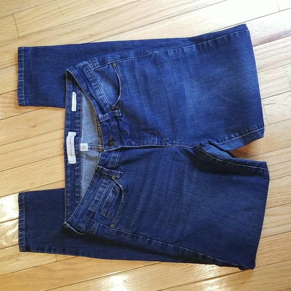 VINTAGE AMERICA BOHO SKINNY JEANS - Picture 5 of 5
